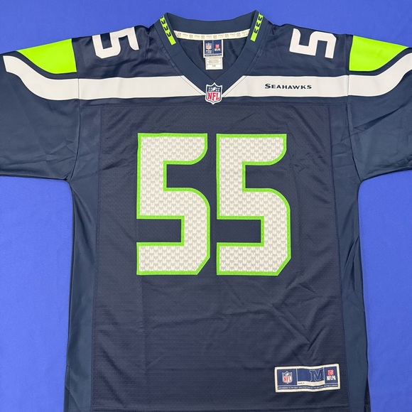 Rare NFL Pro Line Frank Clark Seattle Seahawks #55 Home Navy Blue Jersey Men’s M - Picture 3 of 6